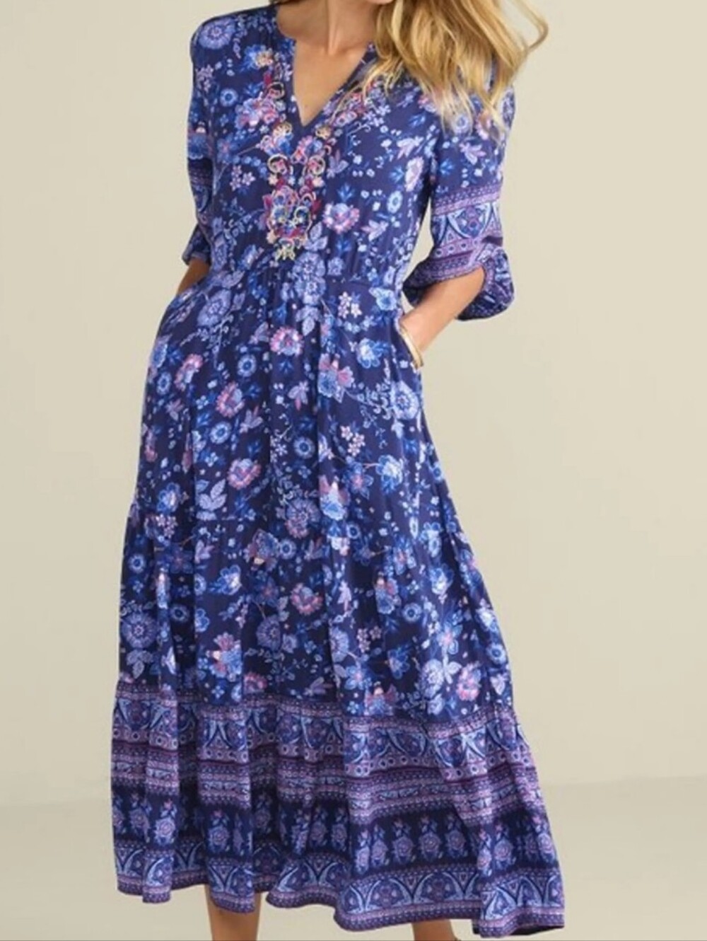 Soft Surroundings Jordana Midi Dress